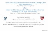 Safety and Cardiovascular Efficacy of Bococizumab Among ... · Safety and Cardiovascular Efficacy of Bococizumab Among 27,438 High Risk Patients ... Lipid Lowering Efficacy of Bococizumab