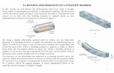 6.3 BENDING DEFORMATION OF A STRAIGHT MEMBERrazakschool.utm.my/.../145/2016/02/6.bending-deformation.pdf · 2016-02-03 · these tensile or compressive normal stresses will act on