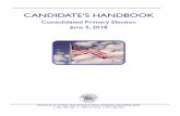 CANDIDATE’S HANDBOOK - voteinfo.net€¦ · candidate’s handbook registrar of voters, 2724 gateway drive, riverside, california 92507 (951) 486-7200 1-800-773-vote (951) 486-7272