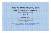 Electronic Structure 2010 - chymist.com Structure.pdf · Electronic Structure ... The Bohr Model –Bohr’s Postulates 1. Spectral lines are produced by atoms one at a time ... Orbital