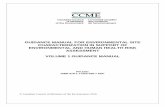 Guidance Manual for Environmental Site Characterization in ... 1-Guidance Manual... · GUIDANCE MANUAL FOR ENVIRONMENTAL SITE CHARACTERIZATION IN SUPPORT OF ... and the Subsurface