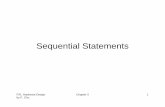 Sequential Statements - Academic Server| Cleveland …academic.csuohio.edu/chu_p/rtl/chu_rtL_book/silde/chap05_1.pdfSequential signal assignment statement 3. Variable assignment statement