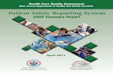 Patient Safety Reporting System - New Jersey · sharing experiences is also a major ... Patient Safety Reporting System: ... compilation of this data collection from