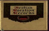`VOCALION' RECORDS - sounds.bl.uk · ... SAX-O-TETTE ... ... 86 THOMSON, MARCUS (Baritone) ... ... 63 VAN Epp's QUARTET (Instrumental) 86, 88, 95 ... BARBIERE DI SIVIGLIA, IL (Rossini).