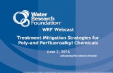WRF Webcast Treatment Mitigation Strategies for Poly-and ...€¦ · —PFOS: 1,000,000 ng/L —PFOA: ... Perfluorooctane sulfonic acid (PFOS) 9 9 9 9 ... 2 12/6/2011, 3/14/2012 12