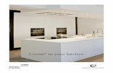 Corian® in your kitchen · Corian® in your kitchen. ... A shaped edge can give a sense of rhythm to your worktop. ... stainless steel hob bars or drainer grooves.
