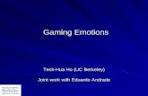 Gaming Emotions - Faculty Directory | Berkeley-Haasfaculty.haas.berkeley.edu/hoteck/PAPERS/GamingEmotions.pdf · Display rules - e.g., children are less likely to display emotions