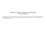 mm Funds Special revenue funds are used to account and ... · Special revenue funds are used to account and report the proceeds of specific revenue sources that are ... Alternative