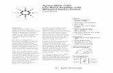 Agilent MGA-71543 Low Noise Amplifier with Mitigated ... · Agilent MGA-71543 Low Noise Amplifier with Mitigated Bypass Switch Data Sheet Description Agilent’s MGA-71543 is an economical,
