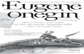 Eugene Onegin - Midland Operamidlandopera.com/uploads/files/eugeneonegin.pdf · Original Libretto by Konstantin Shilovsky English translation by David Lloyd-Jones ... Eugene Onegin,