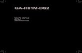 GA-H61M-DS2 - Support - GIGABYTE Globaldownload.gigabyte.us/.../Manual/mb_manual_ga-h61m-ds2_e.pdf- 6 - GA-H61M-DS2 Motherboard Block Diagram PS/2 KB/Mouse LGA1155 CPU Intel® H61