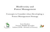 Biodiversity and Forest Management · 2018-04-30 · “Variety and variability among living organisms ... How does biodiversity affect ecosystem services? 3. ... • More diverse