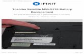 Toshiba Satellite M55-S135 Battery Replacement · Toshiba Satellite M55-S135 Battery Replacement This guide will demonstrate how to replace the battery in your laptop. Written By: