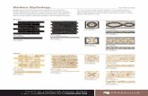 Modern Mythology NATURAL STONE - Miles Distributors Mythology/Moder… · Modern Mythology by Crossville® is a collection of natural stone mosaics and decorative trims designed to