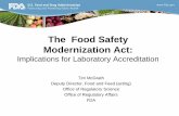 The Food Safety Modernization Act - University Of Marylandifstl.jifsan.umd.edu/files/2013/05/16-Timothy-McGrath.pdf · The Food Safety Modernization Act: ... • Immune-compromised