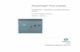 PowerGate Plus Inverter - Zendesk · Maximum Power Point Tracking ... Figure 25 TBC Control Wiring Information ... troubleshooting the PVS-135 PowerGate ® Plus inverter.