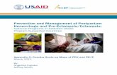Prevention and Management of Postpartum Hemorrhage … Progress Report... · Prevention and Management of Postpartum Hemorrhage and Pre-Eclampsia/Eclampsia: National Programs in Selected