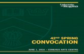 CONVOCATION - University of Regina · of Regina Spring Convocation. ... Baljinder Singh Uppal, International w Course ... Sarah Pauline Merriman, Educational Psychology Course