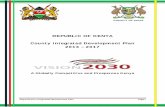 REPUBLIC OF KENYA County Integrated Development … CIDP-2013-17.pdf · KNCCI KPHC Kenya National Chambers of Commerce Kenya Population and Housing Census . ... Siaya County Integrated