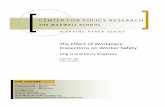 The Effect of Workplace Inspections on Worker Safety · experimental variation in inspections due to OSHA’s ... The primary inspection list consisted of establishments with case