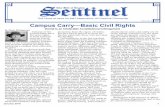 Vol. I, No. 4 Campus Carry—Basic Civil Rightsjpfo.org/pdf03/jan16-sentinel-final.pdfVol. I, No. 4 Campus Carry—Basic Civil Rights