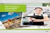 VET Product Catalogue - tle.westone.wa.gov.autle.westone.wa.gov.au/content/file/05bd942a-b7ea-4cad-a1f5-c12fa35... · VET Product Catalogue. ... team skills on each project undertaken.