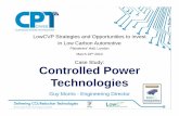 Case Study: Controlled Power Technologies MORRIS.pdf · Case Study: Controlled Power Technologies Guy Morris ... Delivering Technology for Low Carbon Powertrains ... ¾CO2 reduction