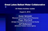 Great Lakes Ballast Water Collaborative€¦ · Standardize methods/analysis ... •Ballast water exchange and flush ... Great Lakes Ballast Water Collaborative .