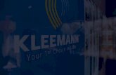 KLEEMANN is a Greek global manufacturer of Complete Lift ... · KLEEMANN is a Greek global manufacturer of Complete Lift Systems, escalators and moving walks.
