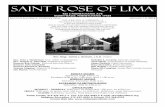 SAINT Rose of LimA mission of Saint Rose of Lima Parish is ... Shirley, Betty Seckinger, Patricia Hoffman, Ruthy Joseph, ... Watch EWTN daily at 6/9pm for nightly news.