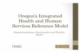 Oregon’s Integrated Health and Human Services … and Human Services Reference Model ... • Creating the Integrated Health and Human Services ... Project to the IHHS-BRM