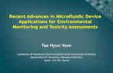 Recent Advances in Microfluidic Device Applications for ... · Applications for Environmental Monitoring and Toxicity Assessments ... (CE) well suited for ... Chem. (2009) Detection