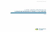Empire Life Underwriting Guide UNDERWRITING GUIDE About this Guide ..... 1 Important Information to Collect When Completing the Application..... 1