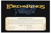 INTRODUCTION Table of Contents - Wizkids | Dedicated to ...wizkidsgames.com/wp-content/uploads/lotrn/lotr-nazgul-rulebook.pdf · A Sample Battle 13 Mount Doom, Witch-king 15 Winning