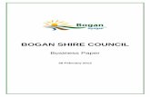 BOGAN SHIRE COUNCIL · 2014-11-26 · COST OF SEPTEMBER 2012 LOCAL GOVERNMENT ELECTIONS ... BOGAN SHIRE COUNCIL POLICY ... General Manager’s Report to the Ordinary Meeting of Bogan