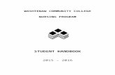 STUDENT HANDBOOK - Washtenaw Community Collegewebfiles.wccnet.edu/Nursing/Web/StudentHandbook05…  · Web viewwp\Health\Student Handbook 5 ... the patient’s personal model of