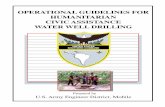 OPERATIONAL GUIDELINES FOR - Mobile District · OPERATIONAL GUIDELINES FOR HUMANITARIAN CIVIC ASSISTANCE WATER WELL DRILLING Prepared by U.S. Army Engineer District, Mobile. ... HCA