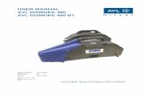 User Manual EN AVL DISMOKE 480 AVL DISMOKE 480 BT Ident number: AT7035E Revision: 04 ... The most important prerequisites and safety measures for the use and operation of the product