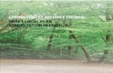 Draft Local Plan Consultation Report - Planning our future · Epping Forest District Council: 3 Draft Local Plan Feedback Consultation Report Prepared by Remarkable 6 Overall vision,