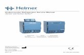 Undercounter Refrigerator Service Manual - Helmer Scientific · 360117-1/E ISO 13485:2003 CERTIFIED Model Group i.Series Horizon Series ... 20 Schematics ... , doing business as (DBA)