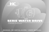 SERIE WATER DRIVE · por un uso inadecuado del variador WATER DRIVE, por una mala instalación, ... caudal de la bomba debe ser adecuados a las necesidades del sistema.