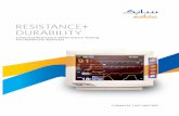 RESISTANCE+ DURABILITY - SABIC - Home Resistance...Shot Size % Regrind MoLDING Assembly finishing Machining Surface Prep SECoNDARY oPERATIoNS Chemicals UV Exposure Annealing Heat Humidity