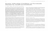 Factors Affecting Condition of Pavements Owned by …onlinepubs.trb.org/Onlinepubs/trr/1992/1344/1344-015.pdf · Factors Affecting Condition of Pavements Owned by Local Governments