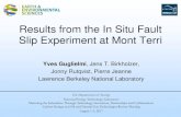Results from the In Situ Fault Slip Experiment at Mont … Library/Events/2017/carbon...Results from the In Situ Fault Slip Experiment at Mont Terri Yves Guglielmi, Jens T. Birkholzer,