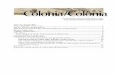 Colonia/Colônia - University of North Floridaclayton.mccarl/lc/Colonia_3-3.pdfColonia/Colônia 3:3 August 2015, p. 2 Section Report in LASA Forum See the recent issue of LASA Forum