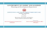 GOVERNMENT OF JAMMU AND KASHMIR - …udhampur.nic.in/Depts/DSEO/PDF/Village Amenity Directory...In case of less rains, drought like conditions are created whereas excessive rains cause
