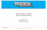 Grade 4 Mathematics Practice Test - Nebraska Dept of … On the following pages are multiple-choice questions for the Grade 4 Practice Test, a practice opportunity for the Nebraska
