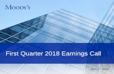 First Quarter 2018 Earnings Call - s21.q4cdn.coms21.q4cdn.com/431035000/files/doc_financials/2018/q1/1Q18-Earnings... · » Diluted EPS 8% to $ ... 1 Bureau van Dijk’s revenue contribution