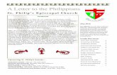 A Letter to the Philippians - Amazon S3s3.amazonaws.com/dfc_attachments/public/documents/... · A Letter to the Philippians ... Kyle’s 50th birthday falls on Pentecost ... for the