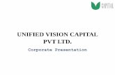 Corporate Presentation - UV Capitaluvcapital.in/pdf/unified_vision_capital_corporate.pdf · Merger and Acquisition ... Experience in Corporate Credit, Project Finance, ... Sanjay